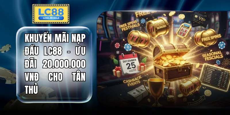 Khuyến Mãi Nạp Đầu LC88 - Ưu Đãi 20.000.000 VNĐ Cho Tân Thủ